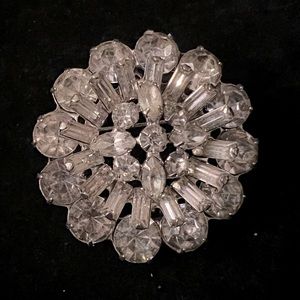 Weiss crystal brooch